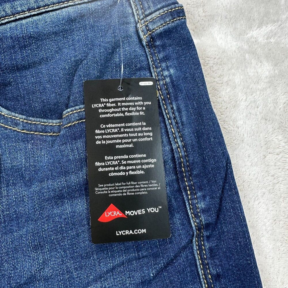NWT LuLaRoe Jeans Womens 30 Blue Skinny Stretch Denim Shaping Waistband - Picture 5 of 12